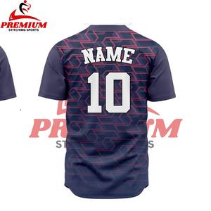 Maillot de baseball personnalisé de haute qualité avec impression numérique par sublimation, design sur mesure, service OEM - Product Image 6