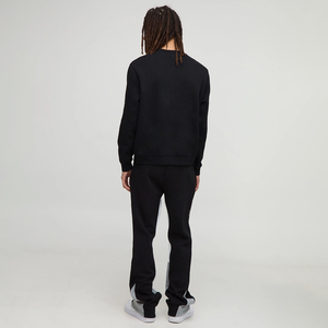 Custom Print Stylish Flared Joggers Comfortable Fit Streetwear Men's Sweatpants Side Pockets <b>Drawstring</b> Waist Long <b>Trousers</b> - Product Image 2