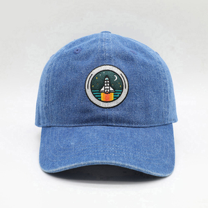 Cheap Price Eco Friendly Cotton Denim High Quality Adjustable Panel Common Baseball <b>Hats</b> Sporty Unisex Bulk Orders Competitive - Product Image 1