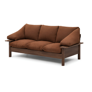 Sofá de 3 Plazas de Madera Maciza de Lujo con Cojines Tapizados, Muebles Modernos para Sala de Estar, Salón, Hotel, Apartamento - Product Image 2