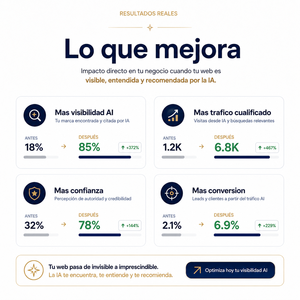 Optimización de Búsqueda con IA AEO para Empresas con Visibilidad en IA, Conversión y Estructura Web Semántica Clara y SEO Mejorado - Product Image 5
