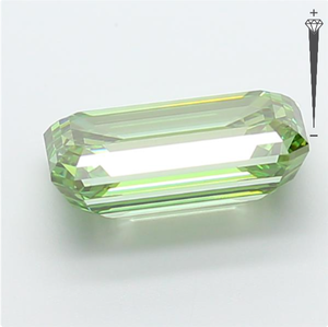 Diamante Cultivado en Laboratorio con Certificación IGI, Corte Esmeralda de 4.41 CT, Color Verde Intenso, Claridad VS1, CVD LG 791626500, Joyería ROYAL GEMS - Product Image 2