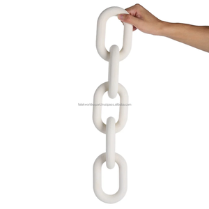 Cadena de Madera Rústica para Decoración del Hogar, Cadena Decorativa de Madera Tallada a Mano con Forma Ovalada y Patrón de Plantas, Falak World Export - Product Image 6