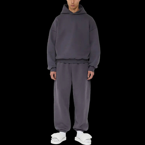 Survêtements Streetwear Homme Coupe Boxy Joggers Ample en Polaire Technique – Prix de Gros - Product Image 4