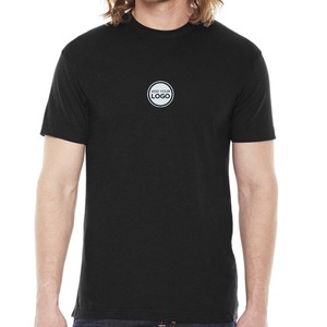 T-shirts personnalisés |   T-shirt ajusté pour homme de qualité supérieure Bella Canvas noir en tissu tri-mélange, prix de gros, t-shirt imprimé tendance - Product Image 1