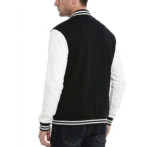 Chaqueta Varsity con Mangas de Cuero y Bordado Personalizado, Fabricante Profesional, Chaqueta de Invierno de Alta Calidad para Hombre, Estilo Letterman de Béisbol - Product Image 2