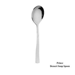 Juego de cubiertos de acero inoxidable de primera calidad 14 SWG, pesado y de metal, para comidas de lujo y servicio de postres en restaurantes. - Product Image 4