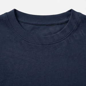 T-shirt court unisexe personnalisé couleur unie, taille haute, manches courtes, respirant, séchage rapide, coton, été, écologique - Product Image 4