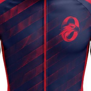 Red Navy Cycle Wear Set Full Sleeve <b>Jacket</b> and Leggings Comfortable Stretchable <b>Biking</b> Sportswear for Adults and Athletes - Product Image 5