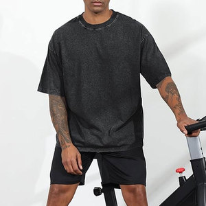 Camisetas 100% Algodón, Estampado Personalizado, Estilo Vintage, Lavado Ácido, Streetwear, Básicas, Holgadas, Unisex, Cómodas, Cortas - Product Image 6