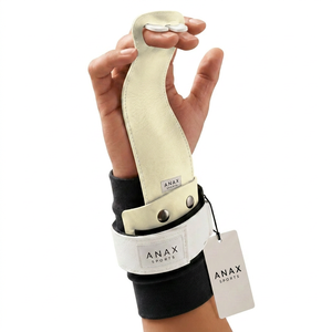 Agarraderas de Barra Asimétricas de Cuero de Alta Calidad, Accesorio Profesional para Entrenamiento Deportivo, Antideslizantes, Ajustables, Unisex, Premium, Ofrecen Comodidad - Product Image 5