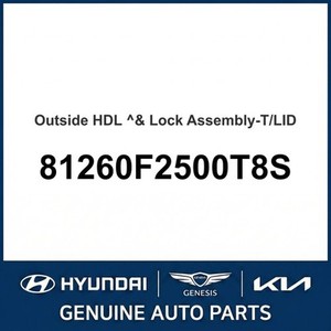 Elantra Nuevas Piezas y Accesorios para Autos y Camionetas 81260F2500T8S - Product Image 1