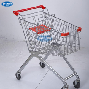รถเข็นช็อปปิ้ง / รถเข็นซื้อของ 60 ลิตร ยี่ห้อเวียดนามวันเทค โครงเหล็กสแตนเลสเคลือบสีฝุ่น - Product Image 4