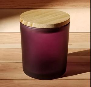 Vintage Sunburst Pattern Glass Candle <b>Jar</b> Elegant Pink Amber Frosted Candle Vessel with Decorative Metal Lid Wholesale Supplier - Product Image 2