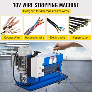Macchina spelafili portatile da 18 AWG 1 "OD 11 canali 10 lame strumento automatico 75 piedi/minuto - Product Image 2