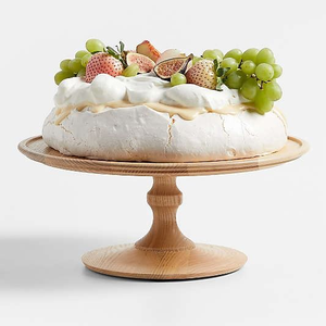 100% Premium Wooden <b>Cake</b> Stand Natural Dessert Display Multipurpose Pedestal For Cupcakes by blossom craft india - Product Image 3