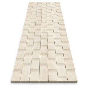 Panel de Pared de Madera Moderno, Diseño 3D, Estilo Minimalista, Decoración de Interiores, Panel de Tambor de Madera Sólida, Paneles de Pared Flexibles de Madera Sólida - Product Image 1