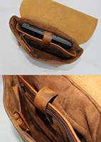 Sac à dos classique unisexe vintage fait main en cuir pleine fleur, design unique, logo personnalisé, fermeture à rabat, confort de portage sur l'épaule
