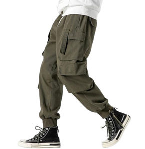 Pantalons cargo pour hommes, vente en gros, sur mesure, avec plusieurs poches, en polyester ripstop, pour la randonnée - Product Image 3