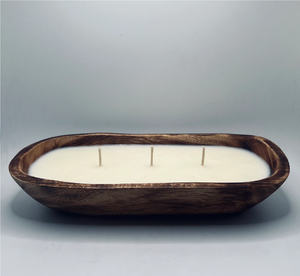 New Design Wood <b>Candle</b> Dough Bowl Rectangular Shape Home Decoration Durable Material Wood Dough Bowl - Product Image 5