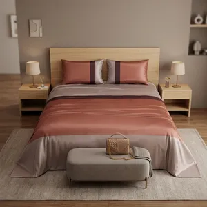 Drap de lit de qualité supérieure, solide, personnalisable, durable, écologique, toutes saisons, 125 GSM, en microfibre, doux et léger - Product Image 4