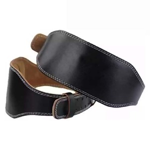 Professional Leather 13mm Thick Non-Slip Unisex Weightlifting <b>Belt</b> with Buckle for Sports Training - Product Image 3
