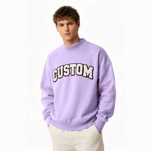 Sudadera de Cuello Alto para Hombre, Personalizada con Serigrafía, de Algodón y Felpa, Ropa Casual Urbana, Proveedor OEM - Product Image 2