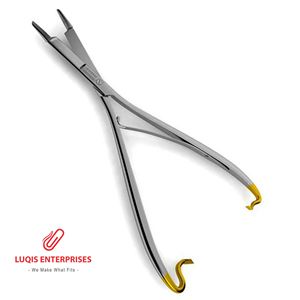 Portaagujas Mathieu Olsen con mandíbula dentada de carburo de tungsteno, instrumento quirúrgico de acero inoxidable, herramienta TC reutilizable - Product Image 4