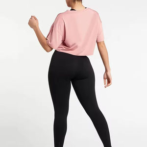 Camisetas Casuales de Manga Corta para Mujer, Corte Ajustado, Color Sólido, Transpirables, de Alta Calidad, en Material de Primera Calidad - Product Image 6