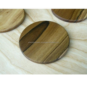 Rustic Wooden <b>Drink</b> <b>Coasters</b> Eco Friendly Table Accessories - Product Image 2