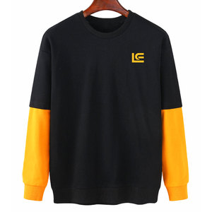 Sweat-shirts à manches longues pour hommes, 100% coton, uni, respirant, en polaire, surdimensionné, fabrication pakistanaise - Product Image 1
