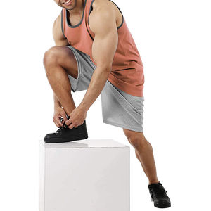 Débardeurs de sport respirants pour hommes, vêtements de sport de gym, chemises sans manches, gilets athlétiques, logo et design personnalisés, débardeur à séchage rapide - Product Image 4