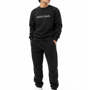 Conjunto Deportivo Informal Personalizado para Hombre, Dos Piezas, Corte Cómodo, Manga Larga, Cintura Elástica, Alta Calidad, Transpirable - Product Image 2