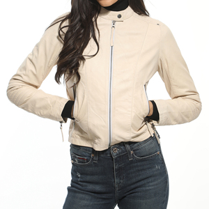 2026 Classic <b>New</b> Design Women Leather Jacket High Quality Printed Breathable Eco-Friendly Quick Dry Cotton Filled Winter Sale - Product Image 2
