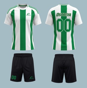 OEM Service Quick Dry <b>Soccer</b> Uniform Set Anti-Bacterial Adults Jersey Shorts Printed Custom Logo Best Design Regular Fit - Product Image 2