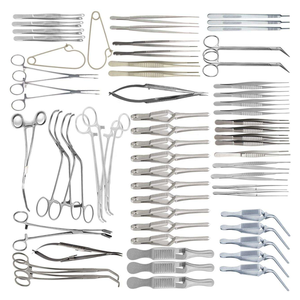 Juego de Cirugía Vascular Mayor de 62 Piezas, Instrumentos Quirúrgicos Manuales de Acero Inoxidable Reutilizables para Procedimientos Vasculares Complejos - Product Image 2