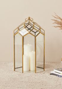 Support de bougie géométrique en laiton fait main en gros pour mariages et décorations intérieures - Product Image 2