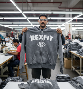 <b>Top</b> Quality Oversized Hoodies New Design <b>Distressed</b> Embroidery Logo Streetwear Drop Shoulder Unisex Acid Wash Zipper Hoodies - Product Image 1