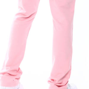 Pantalon de sport pour hommes, coupe évasée, délavé, style survêtement, pantalon de jogging ajusté, effet empilé, pour la gym et les garçons - Product Image 5