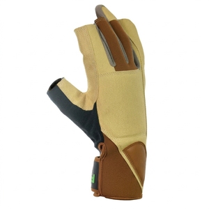 Smart Fishing Gloves Half <b>Finger</b> Breathable Lightweight Synthetic Hook Loop Closure Unisex All Seasons <b>Light</b> Blue Gray Cycling - Product Image 4