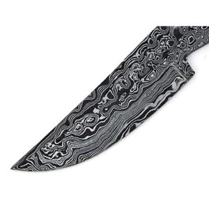 Cuchillo Burraq Personalizado Hecho a Mano con Hoja de Acero de Damasco, Multifuncional, con Patrón de Gota de Lluvia, Regalo Perfecto para Uso en Exteriores - Product Image 5