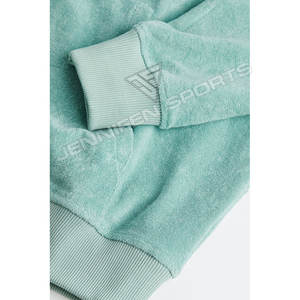 <b>Men's</b> 100% <b>Micro</b> <b>Fleece</b> Thickened Winter Plain Dyed Solid Oversized Street Style Custom Logo Breathable Quick Dry Hooded 450g - Product Image 3