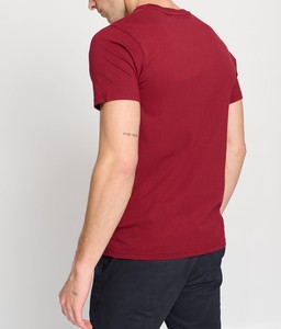 เสื้อยืดคอกลมโอเวอร์ไซส์ผ้าฝ้ายฟลีซหนานุ่มสำหรับผู้ชาย  แบบเรียบ  รักษ์โลก ระบายอากาศได้ดี  รับสกรีนโลโก้สีตามสั่ง - Product Image 3