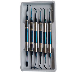 Kit de restauration dentaire en titane bleu, spatule de remplissage en résine composite par Grip Surgical - Product Image 4