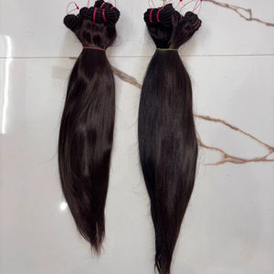 Extensiones de Cabello Humano Indio Virgen Natural, Suave y Sedoso, Sin Procesar, Proveedor al por Mayor, OEM ODM - Product Image 1