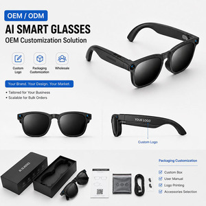 Occhiali AI con Fotocamera, Traduzione Vocale in 26 Lingue, Chiamate Bluetooth, Doppia Fotocamera, Occhiali Smart AI, Produttore OEM ODM all'Ingrosso - Product Image 2