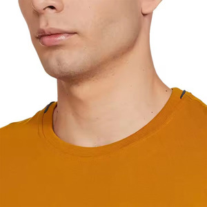 T-shirts à manches courtes en coton 100% pour garçons, coupe classique, unisexe, taille 2XL, couleur moutarde, qualité supérieure, séchage rapide, respirant - Product Image 3