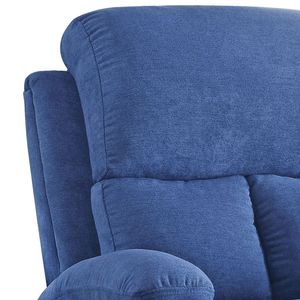 Poltrona blu con portabicchieri comodi posti a sedere con comodo accessorio - Product Image 6