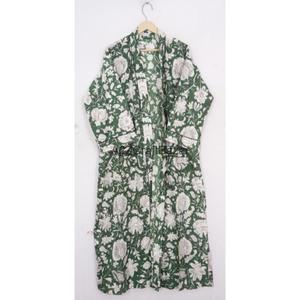 Ensemble de pyjama pour femmes en coton 100% imprimé floral romantique, col en V, manches longues, pour l'automne/l'hiver/le printemps/l'été - Product Image 5