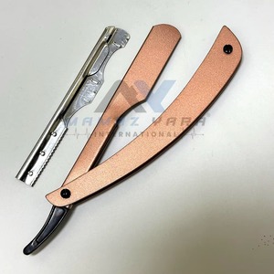 Rasoir manuel pliant en acier inoxydable de haute qualité à lame coulissante droite pour hommes, outil de rasage pour le visage et le corps - Product Image 2